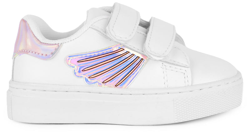 Girls Sneakers - White Pink