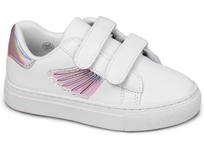 Girls Sneakers - White Pink