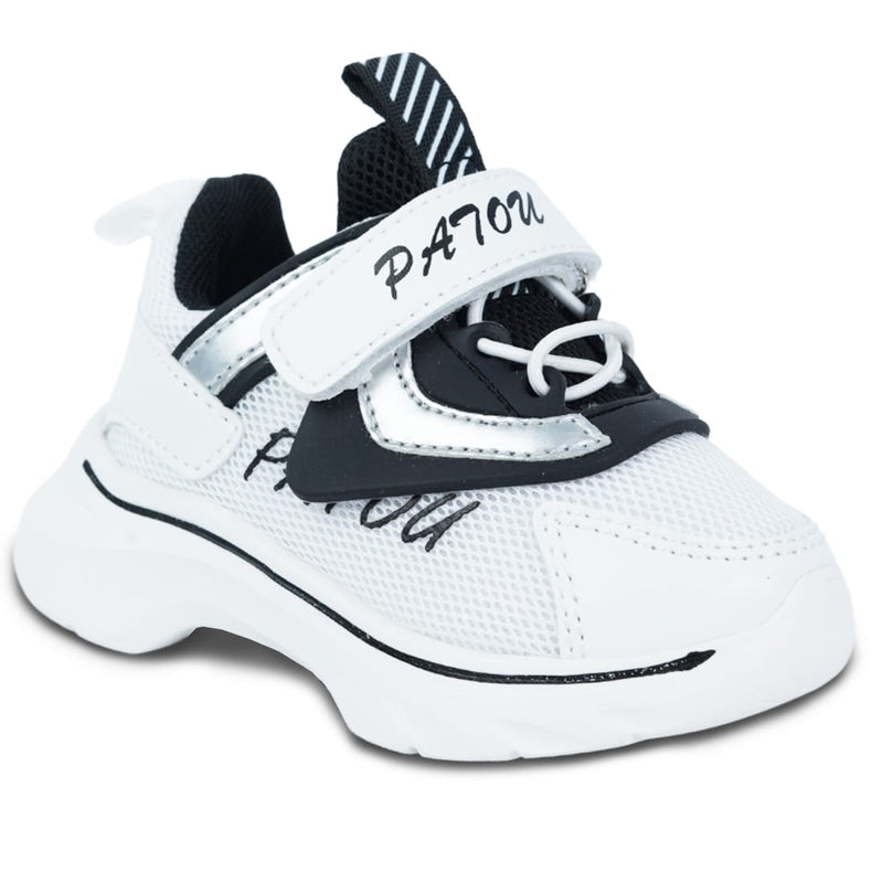 Boys Sneakers - White Black