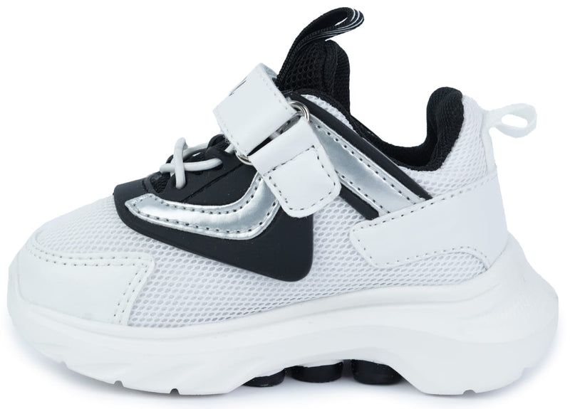 Boys Sneakers - White Black