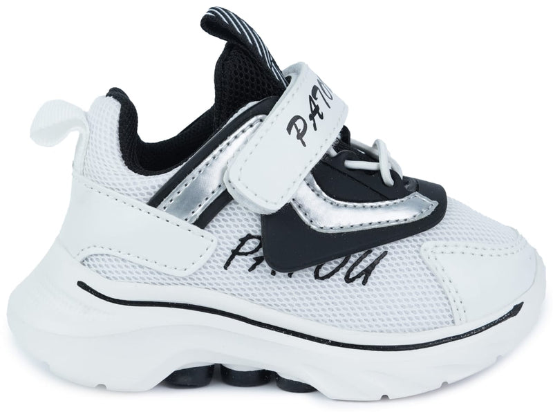 Boys Sneakers - White Black