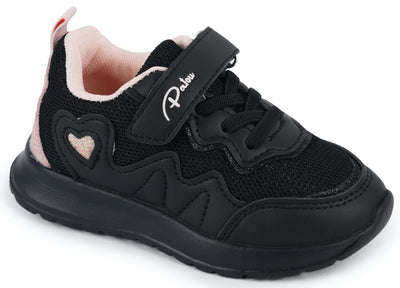 Girls Sneakers - Black Pink