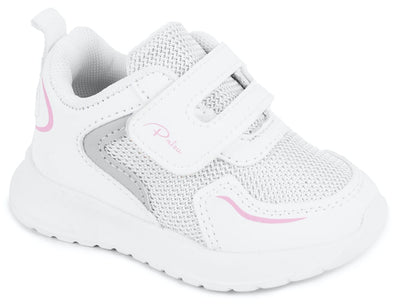 Girls Sneakers - White silver