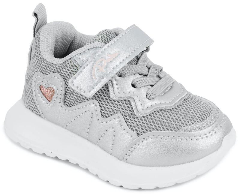 Girls Sneakers - Silver Pink