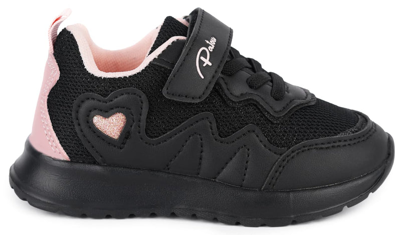 Girls Sneakers - Black Pink