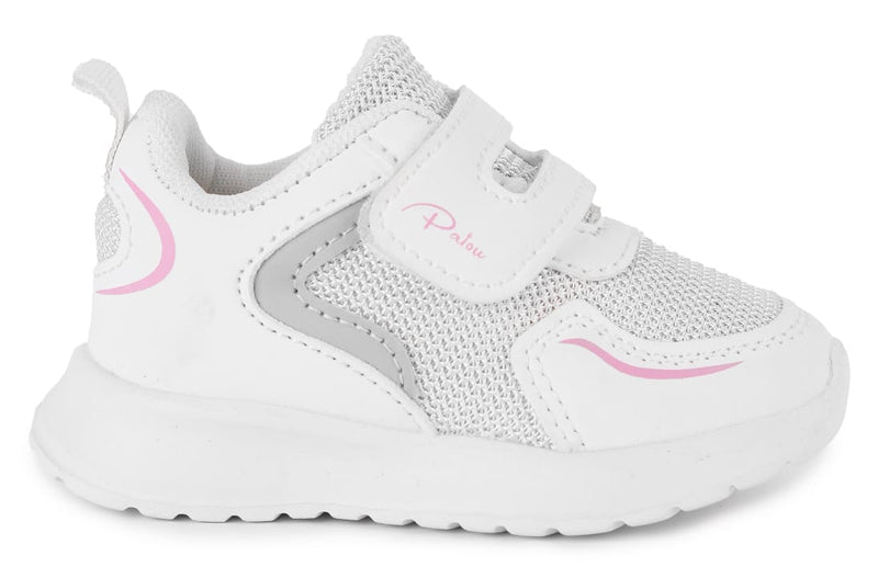 Girls Sneakers - White silver