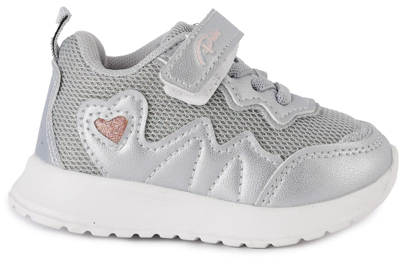 Girls Sneakers - Silver Pink