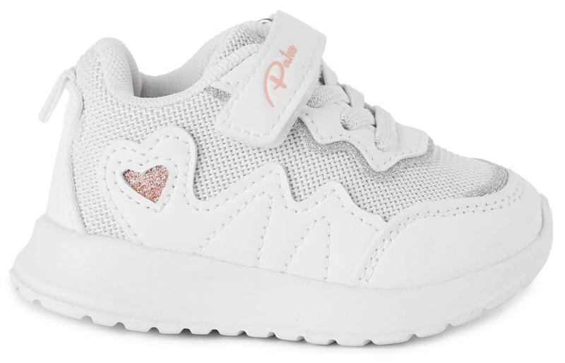 Girls Sneakers - White Pink