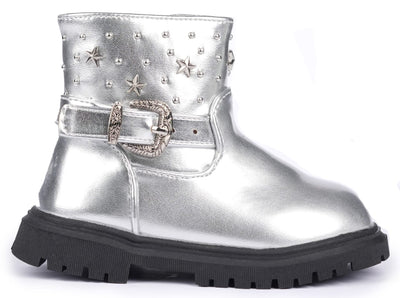 Girls Boots - Silver