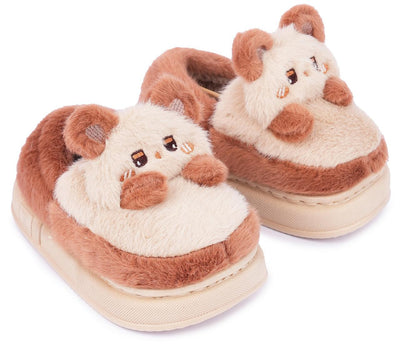 Girls Slippers - Brown